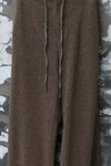 AVIVA JIFEI XUE 25 Autumn/Winter Knit Elastic Jacket/Drawstring Pants AJX-FW25-DSP-NBWHK-Natural Beige Pants (FW25-DKB-NBWHK)